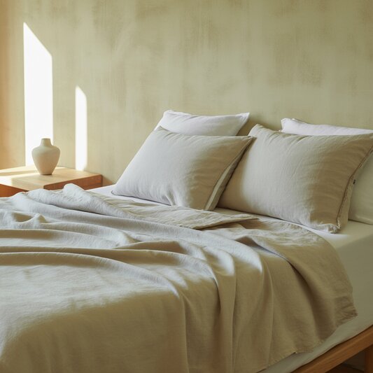 Lys Studio Linen Fitted Sheet